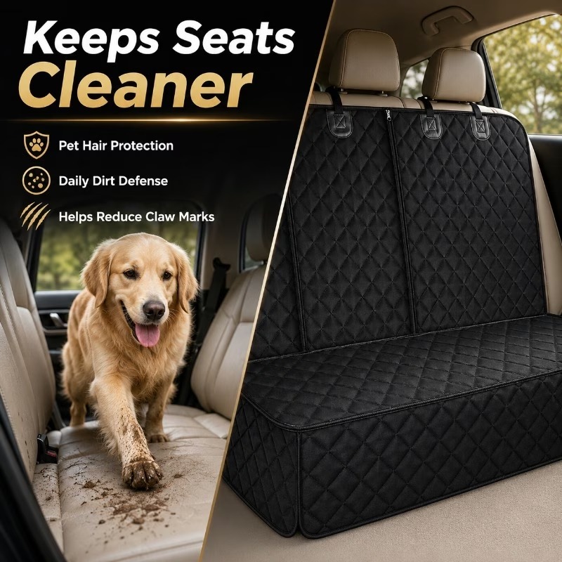 1pc Pet Car Back Seat Cover,Pe - Carriage Bed recension och pris