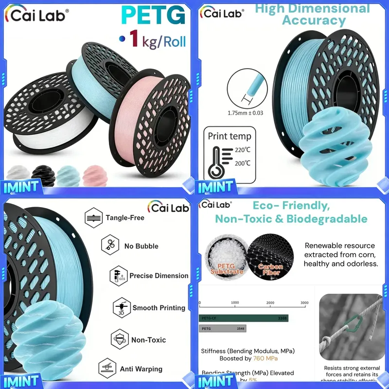 CaiLab PETG Filament 1KG,1.75m - Petg Filament recension och pris