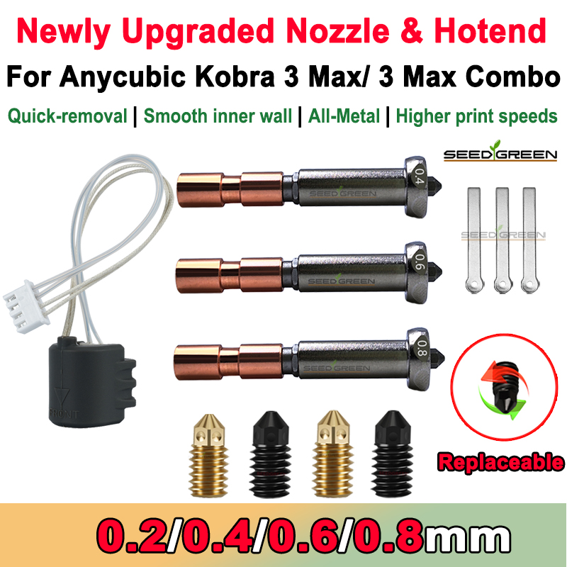 Upgrade Nozzle For Anycubic Ko - Hotend 0.4Mm recension och pris