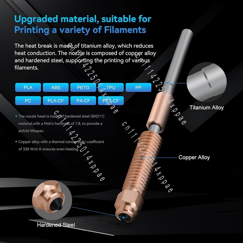 For Creality K1/K1 Max/K1C 3D  - Printer Nozzle recension och pris