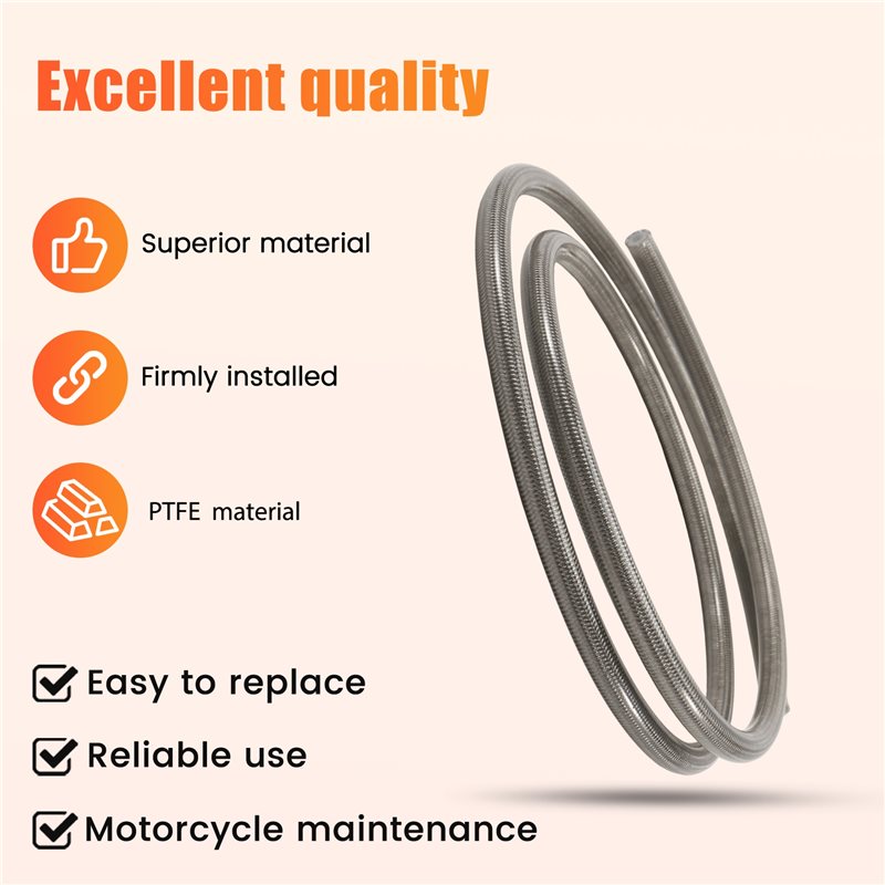 AB56-Motorcycle AN3 1M Braided - Ptfe Tube recension och pris