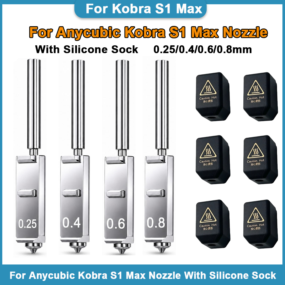 Hardened Steel Nozzles for Any - Hotend 0.4Mm recension och pris