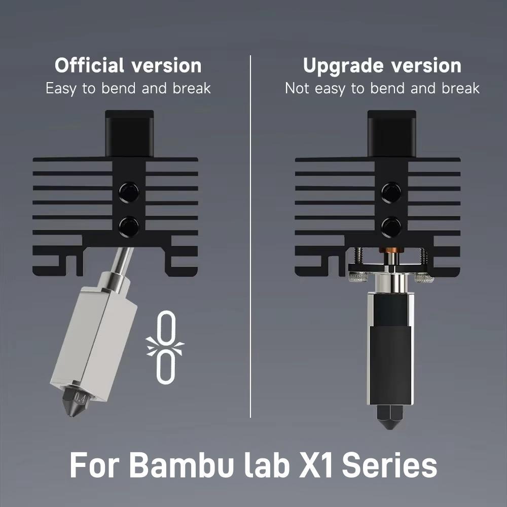 For Bambu Lab X1C P1P P1S Comp - Hotend 0.4Mm recension och pris