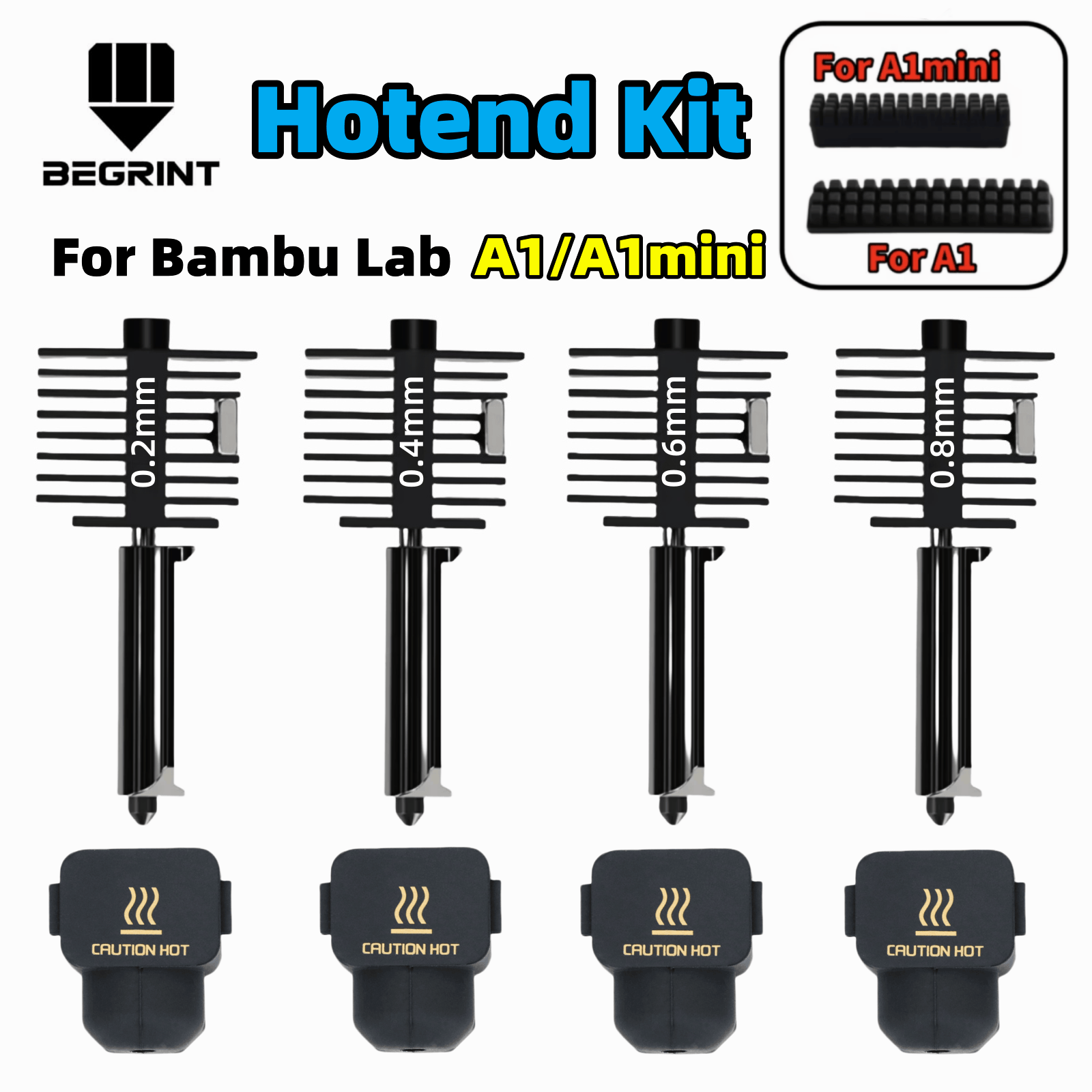 Upgrade 2.0 Hotend For Bambu L - Bowden Tube recension och pris