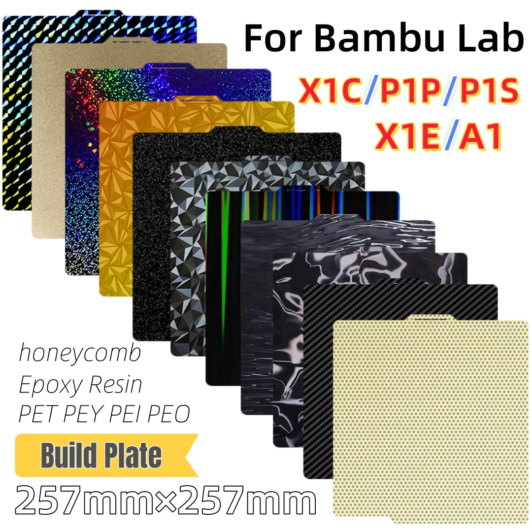 Build Plate 257x257 Spring Ste - 3D Printer Stand recension och pris