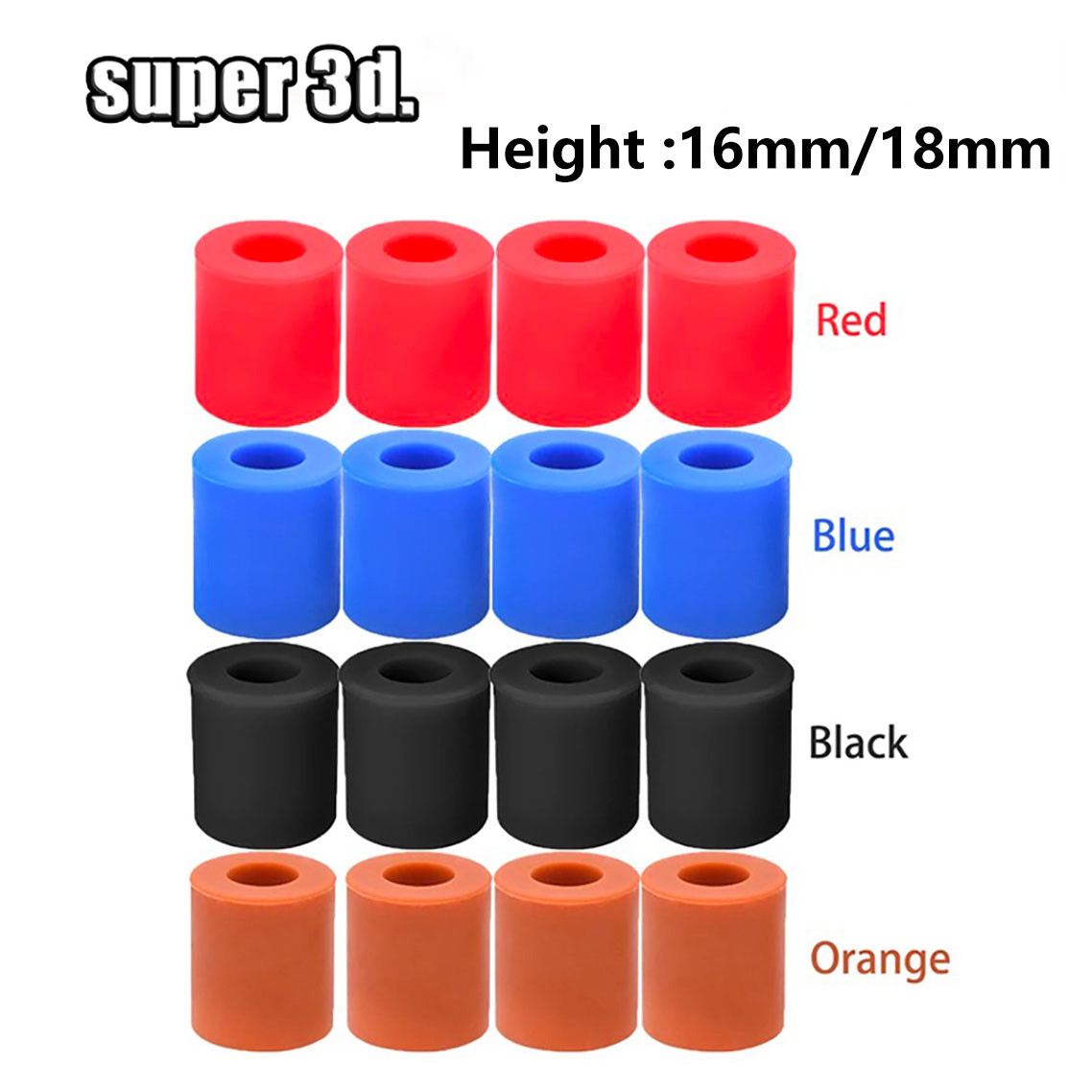 4/8/20Pcs Hot Bed Leveling Sil - 3D Printer Stand recension och pris