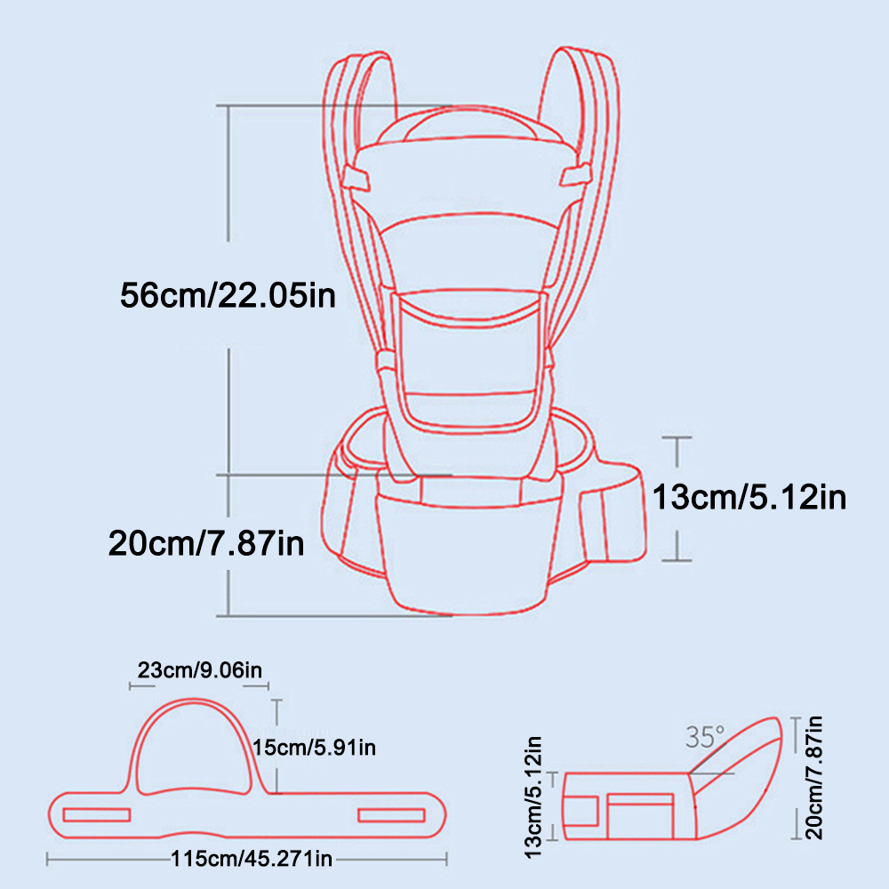 Newborn Ergonomic Baby Carrier - Carriage Bed recension och pris